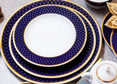 COBALT ROYAL 24 PCS DINNER SET FOR 6 PPL
