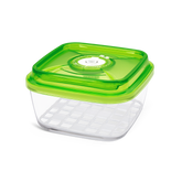 GLASS CONTAINER 22 X 22 X 10.5 CM, 3.6 L