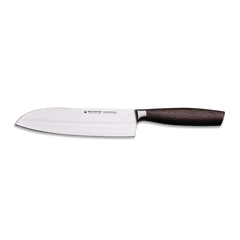 SANTOKU KITCHEN KNIFE (16CM BLADE) - SMOKED OAK