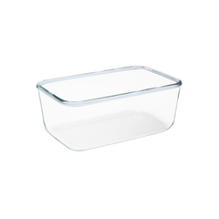 VACSY® GLASS CONTAINER 12 X 20 X H. 8 CM, 1.5 L